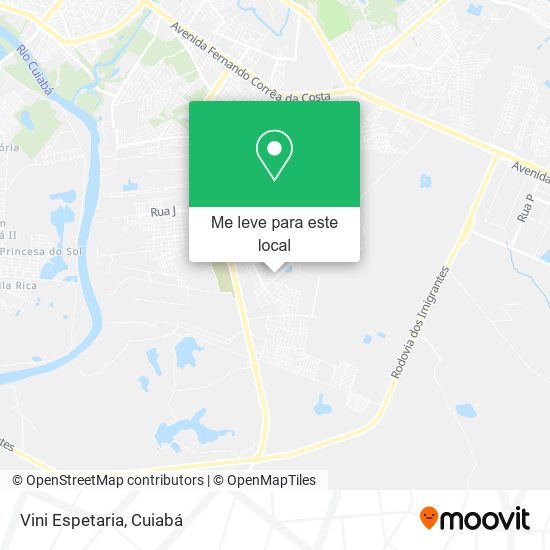 Vini Espetaria mapa