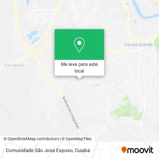 Comunidade São José Esposo mapa
