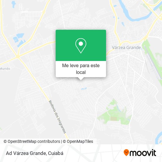 Ad Várzea Grande mapa