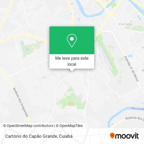 Cartório do Capão Grande mapa
