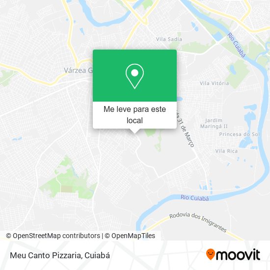 Meu Canto Pizzaria mapa