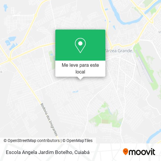 Escola Angela Jardim Botelho mapa