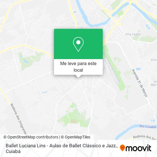Ballet Luciana Lins - Aulas de Ballet Clássico e Jazz. mapa
