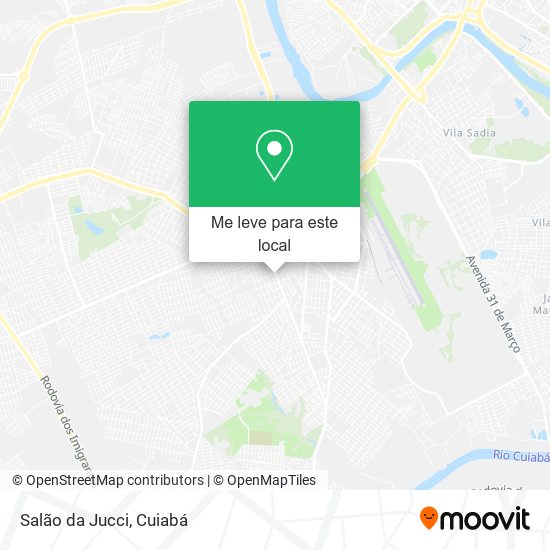 Salão da Jucci mapa