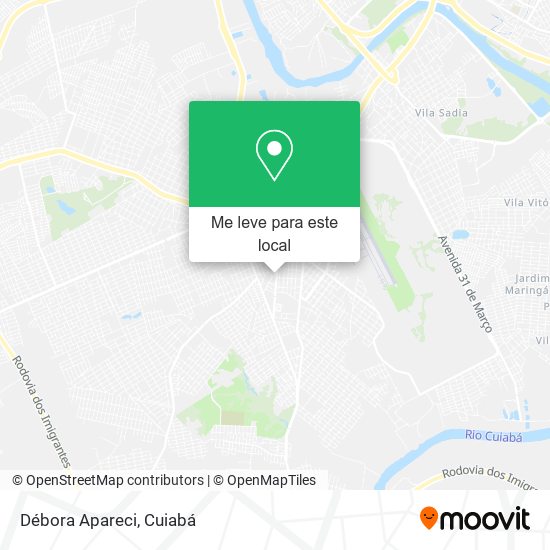 Débora Apareci mapa