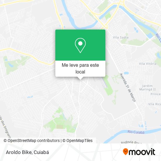 Aroldo Bike mapa