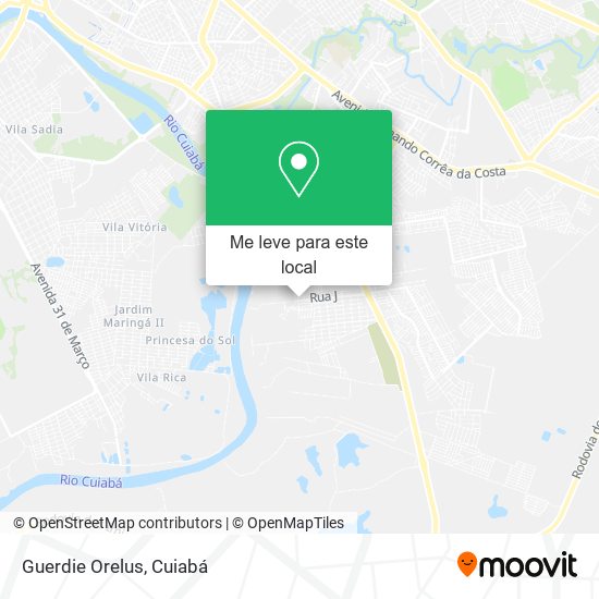 Guerdie Orelus mapa