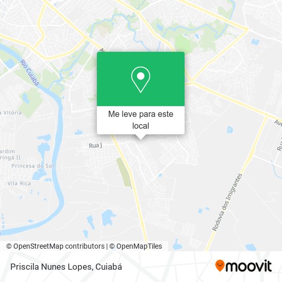 Priscila Nunes Lopes mapa