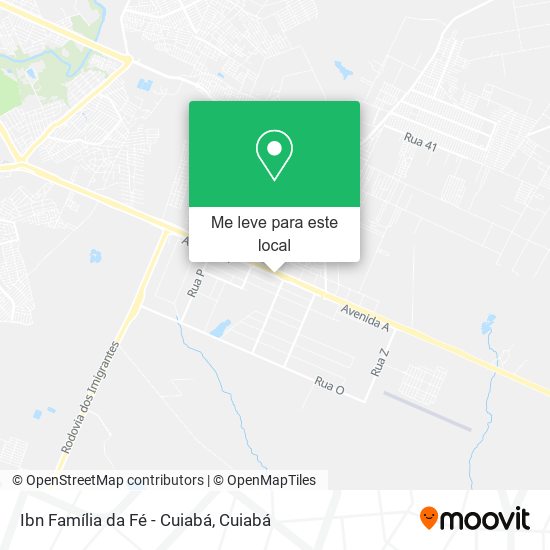 Ibn Família da Fé - Cuiabá mapa