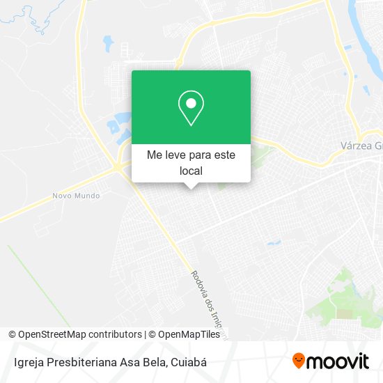 Igreja Presbiteriana Asa Bela mapa