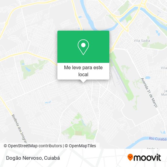Dogão Nervoso mapa