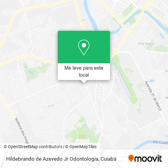 Hildebrando de Azevedo Jr Odontologia mapa