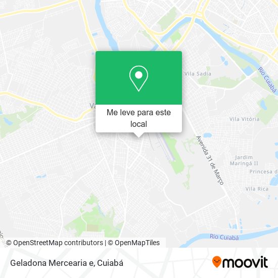 Geladona Mercearia e mapa