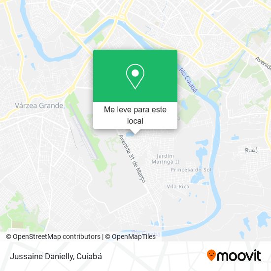 Jussaine Danielly mapa