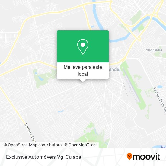 Exclusive Automóveis Vg mapa