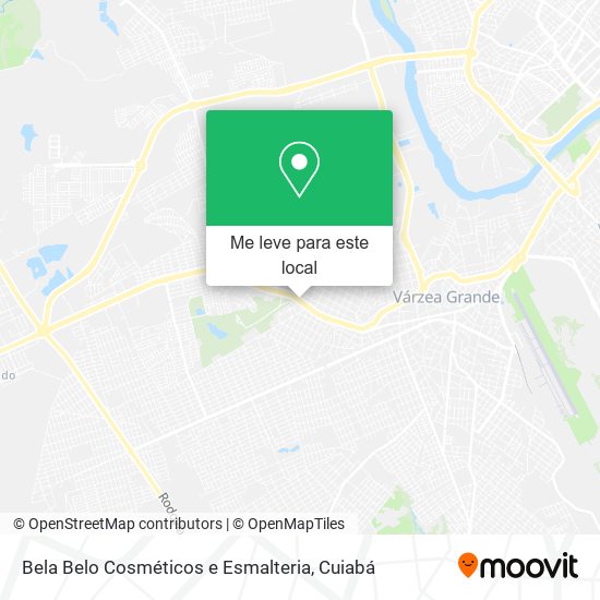 Bela Belo Cosméticos e Esmalteria mapa