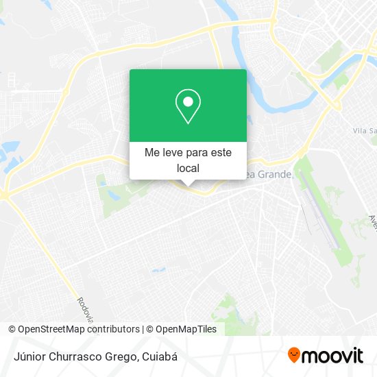 Júnior Churrasco Grego mapa