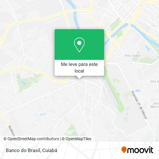 Banco do Brasil mapa