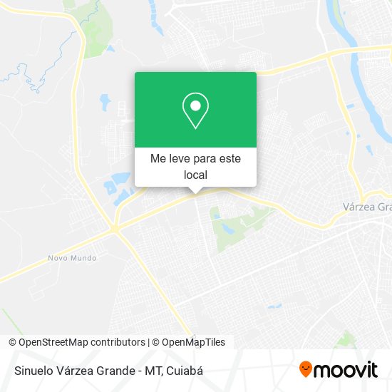 Sinuelo Várzea Grande - MT mapa