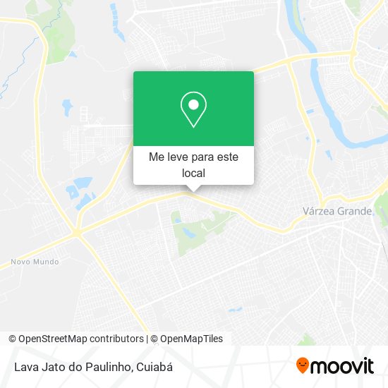 Lava Jato do Paulinho mapa