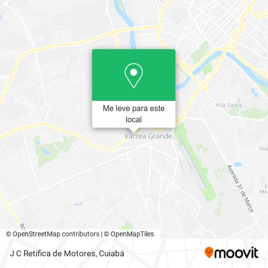 J C Retifica de Motores mapa