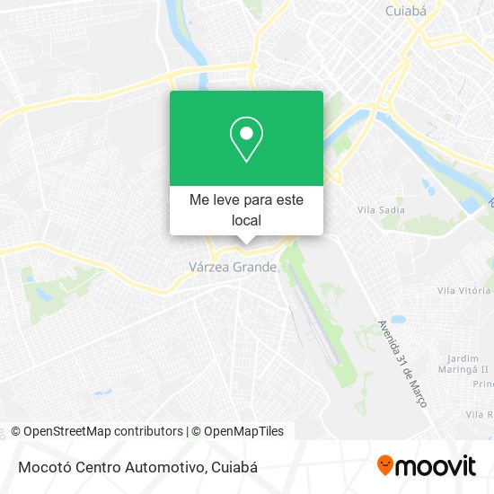 Mocotó Centro Automotivo mapa
