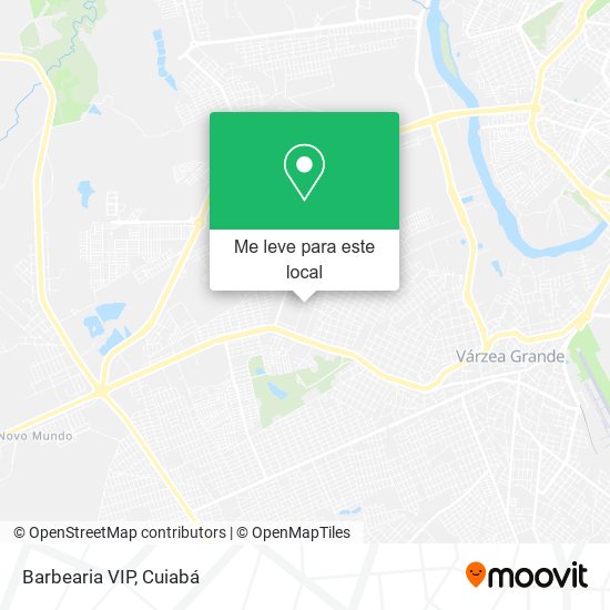 Barbearia VIP mapa