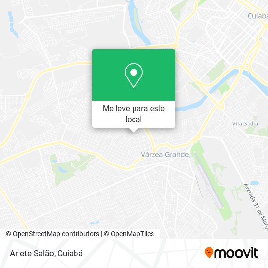 Arlete Salão mapa