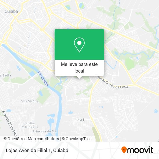 Lojas Avenida Filial 1 mapa