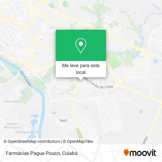 Farmácias Pague Pouco mapa