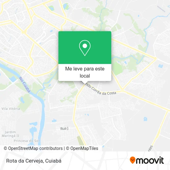 Rota da Cerveja mapa