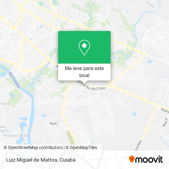 Luiz Miguel de Mattos mapa