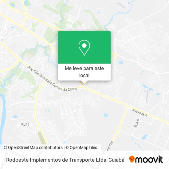 Rodoeste Implementos de Transporte Ltda mapa