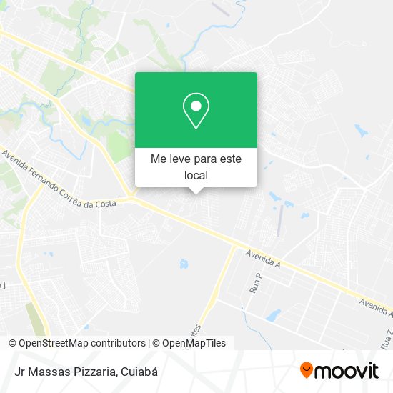 Jr Massas Pizzaria mapa