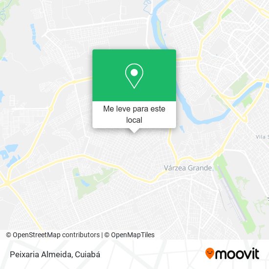 Peixaria Almeida mapa