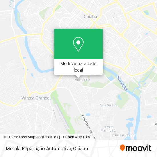 Meraki Reparação Automotiva mapa