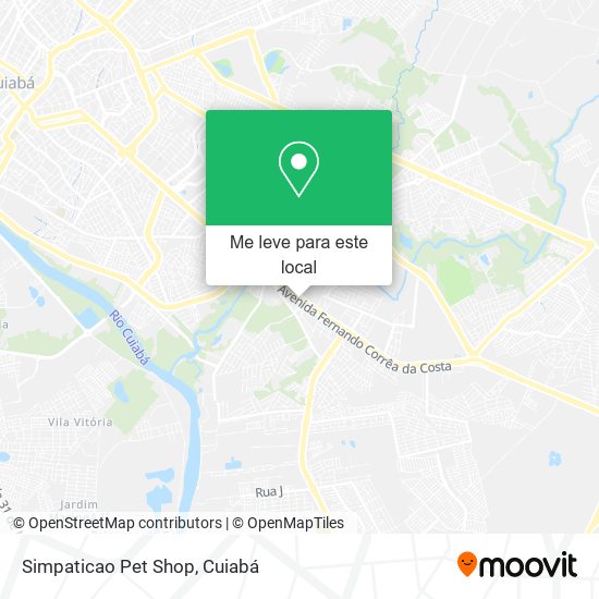 Simpaticao Pet Shop mapa