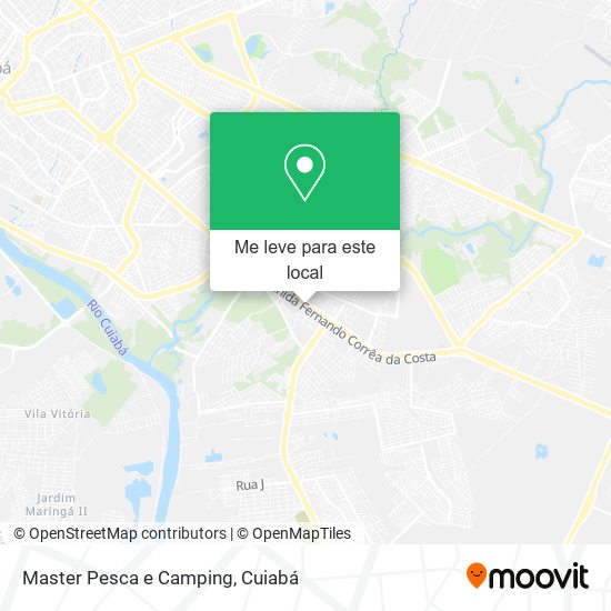 Master Pesca e Camping mapa