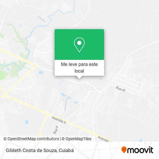 Gildeth Costa de Souza mapa