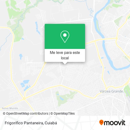 Frigorifico Pantaneira mapa