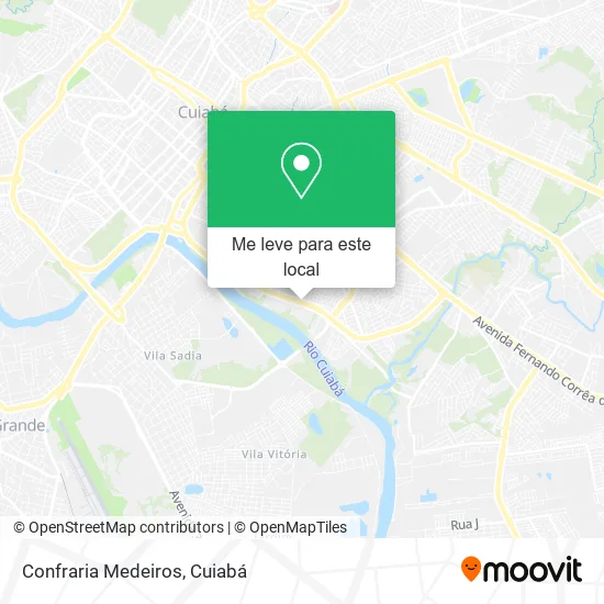 Confraria Medeiros mapa