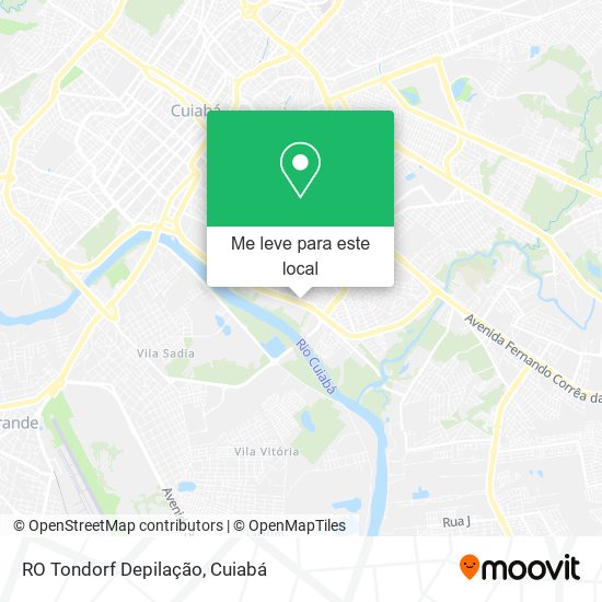 RO Tondorf Depilação mapa