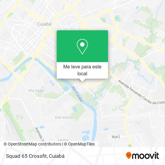 Squad 65 Crossfit mapa