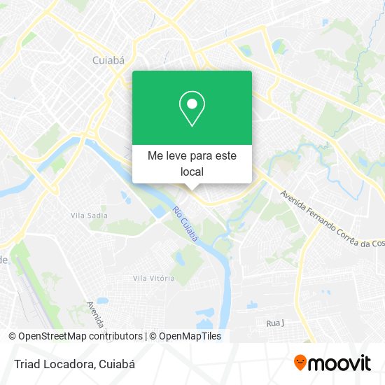 Triad Locadora mapa