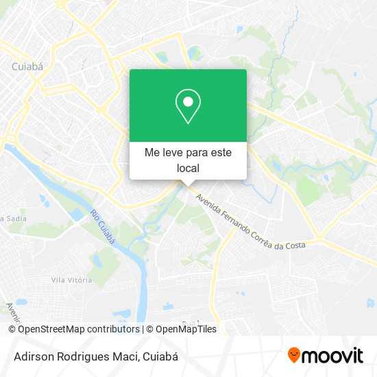 Adirson Rodrigues Maci mapa
