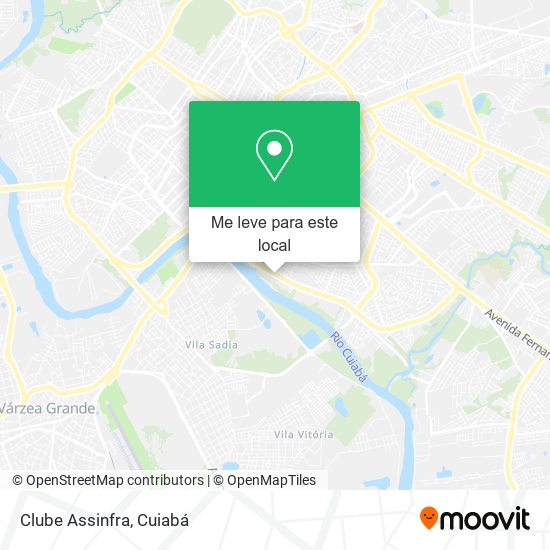 Clube Assinfra mapa