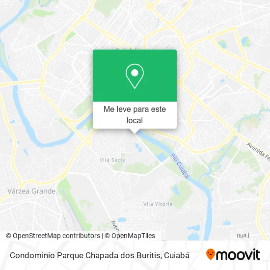 Condominio Parque Chapada dos Buritis mapa