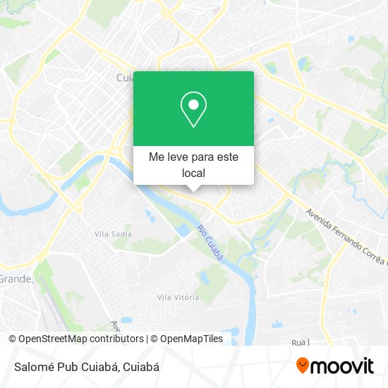 Salomé Pub Cuiabá mapa