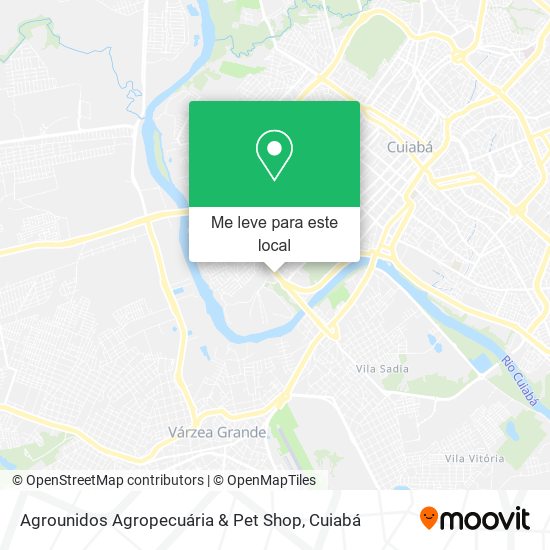 Agrounidos Agropecuária & Pet Shop mapa