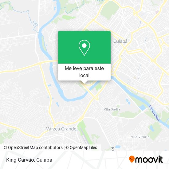 King Carvão mapa